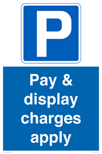 Pay & display charges apply